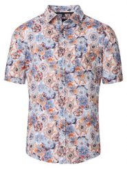 CASAMODA Koszula - Casual fit - ze wzorem rozmiar: M. Koszule męskie CASAMODA, m, bez wzorów, z bawełny, bez kołnierzyka, bez ramiączek. Za 118.56 zł.