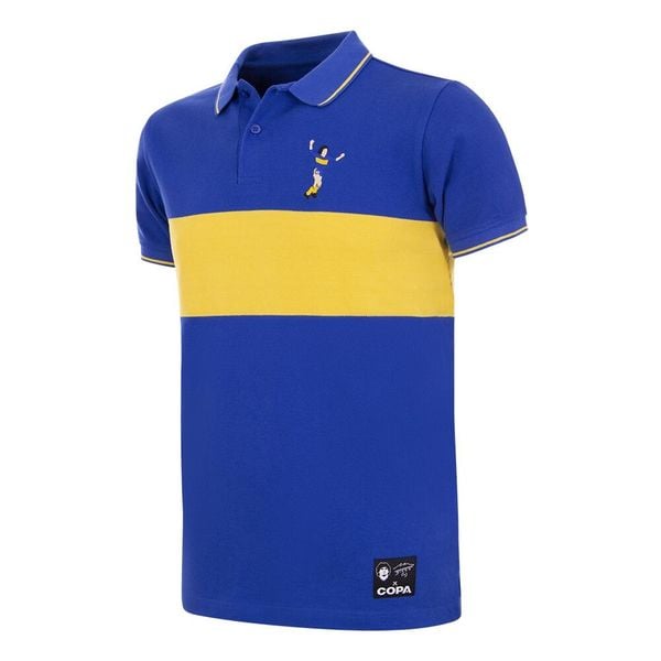 Koszulka Polo Maradona x COPA Boca Haftowana Niebiesko-Żółta. Niebieskie koszulki polo męskie COPA FOOTBALL, m, bez wzorów, bez ramiączek. Za 296.13 zł.