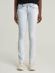 G-Star Dżinsy "Midge" - Slim fit - w kolorze białym rozmiar: W27/L28. Białe jeansy damskie G-Star. Za 255.34 zł.