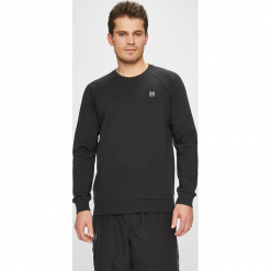 Under Armour - Bluza. Czarne bluzy bez kaptura męskie Under Armour, l, z bawełny. Za 179.90 zł.