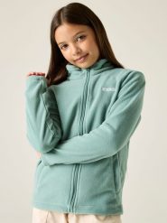 Regatta Kurtka polarowa "King II" w kolorze turkusowym rozmiar: 128. Niebieskie kurtki męskie Regatta, bez wzorów, z polaru, bez kaptura. Za 61.60 zł.