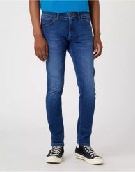 WRANGLER BRYSON MĘSKIE SPODNIE JEANSOWE JEANSY DŻINSY BLUE CRUSH W14XCSZ50. Niebieskie jeansy męskie Wrangler. Za 229.99 zł.