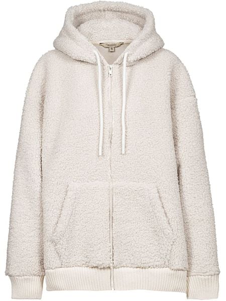 Herrlicher Kurtka pluszowa "Christy" w kolorze kremowym rozmiar: XL. Brązowe kurtki damskie Herrlicher, xl, bez wzorów, z polaru, bez kaptura. Za 272.96 zł.
