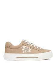 DC Shoes Tenisówki CEO-SS25-3C098 Beżowy. Brązowe trampki i tenisówki damskie DC Shoes, bez wzorów, z materiału. Za 219.99 zł.