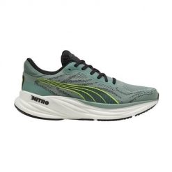 Buty do biegania męskie Puma Magnify Nitro 2. Zielone obuwie do biegania damskie Puma. Za 791.00 zł.