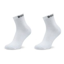 Skarpety krótkie BOSS. Białe skarpetki męskie Boss, bez wzorów. Za 59.99 zł.