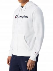 BLUZA męska CHAMPION na zamek 220728-WW001 z kapturem bawełniana biała XL. Białe bluzy z kapturem męskie CHAMPION, m, z bawełny. Za 279.00 zł.