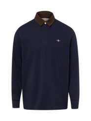 Gant koszulka polo Mężczyźni Bawełna (100%) niebieski, M. Niebieskie koszulki polo męskie Gant, m, bez wzorów, z bawełny, bez ramiączek. Za 699.95 zł.