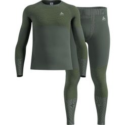 Bielizna termoaktywna - zestaw Odlo Set long FUNDAMENTALS PERFORMANCE WARM. Szara bielizna termoaktywna męska Odlo, m, bez wzorów. Za 429.99 zł.