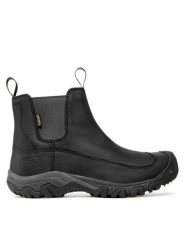 Keen Sztyblety Anchorage Boot III WP 1017789 Czarny. Czarne sztyblety męskie Keen, z nubiku, bez zapięcia. Za 519.99 zł.