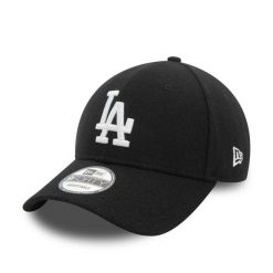 Czapka baseballowa Los Angeles Dodgers Melton Wool 9Forty. Białe czapki męskie New Era, bez wzorów, z wełny. Za 129.99 zł.