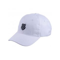 Czapka K-Swiss. Białe czapki męskie K-Swiss, bez wzorów, sportowe. Za 101.50 zł.