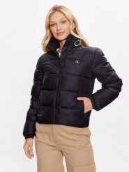 Calvin Klein Jeans Kurtka przejściowa J20J221381 Czarny Regular Fit. Czarne kurtki damskie Calvin Klein Jeans, l, bez wzorów, z jeansu, bez kaptura. Za 499.99 zł.
