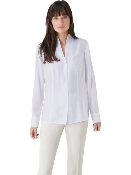 WITT WEIDEN Bluzka w kolorze białym rozmiar: 42. Białe bluzki damskie WITT WEIDEN, bez wzorów, bez kołnierzyka, bez ramiączek. Za 86.99 zł.