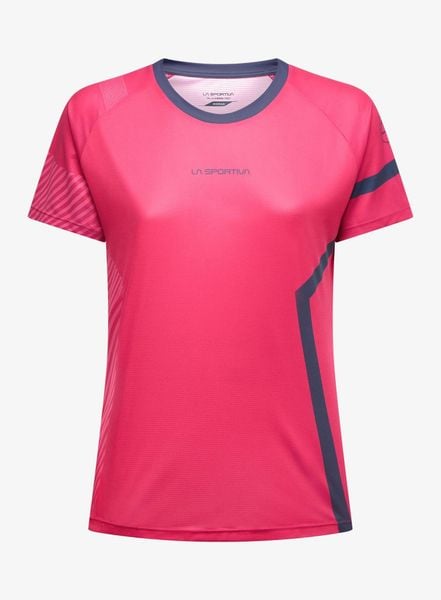 Koszulka do biegania damska La Sportiva Flow T-Shirt. Czerwone t-shirty damskie La Sportiva, l, bez wzorów, z materiału, bez kołnierzyka. Za 318.99 zł.
