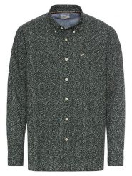 Camel Active Koszula w kolorze granatowo-jasnozielonym rozmiar: M. Niebieskie koszule męskie Camel Active, m, bez wzorów, z bawełny, bez kołnierzyka, bez ramiączek. Za 95.46 zł.