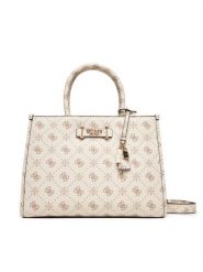 Guess Torebka Silia HWGP98 90220 Écru. Torebki klasyczne damskie Guess, z aplikacjami, ze skóry, bez dodatków. Za 579.99 zł.