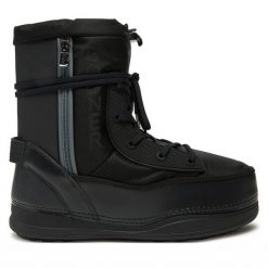 Śniegowce Bogner. Czarne buty zimowe męskie Bogner, bez zapięcia. Za 1,849.00 zł.