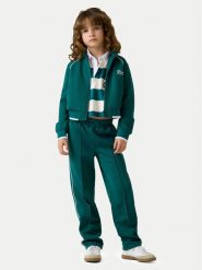 Guess Spodnie dresowe J6YB12 K3932 Zielony ciemny Regular Fit. Zielone spodnie dziewczęce Guess, z dresówki. Za 214.99 zł.