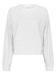 MOSS COPENHAGEN Bluza "Briena" w kolorze jasnoszarym rozmiar: XS/S. Szare bluzy bez kaptura damskie MOSS COPENHAGEN, s, z bawełny. Za 122.38 zł.