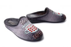 SANITAL FLEX 7900-2 coffe gris, kapcie damskie. Szare kapcie damskie Sanital Flex. Za 119.90 zł.