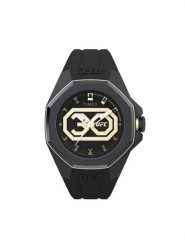 Timex Zegarek UFC Pro 30th Anniversary TW2V90200 Czarny. Czarne, analogowe zegarki męskie Timex. Za 709.99 zł.