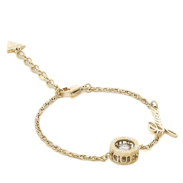 Bransoletka Guess. Żółte bransoletki damskie Guess, złote. Za 129.99 zł.