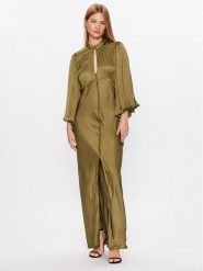 Herskind Sukienka wieczorowa Shila 4832370 Brązowy Regular Fit. Brązowe sukienki damskie Herskind, bez wzorów, z wiskozy, wizytowe, bez kołnierzyka, bez ramiączek. Za 1,299.00 zł.