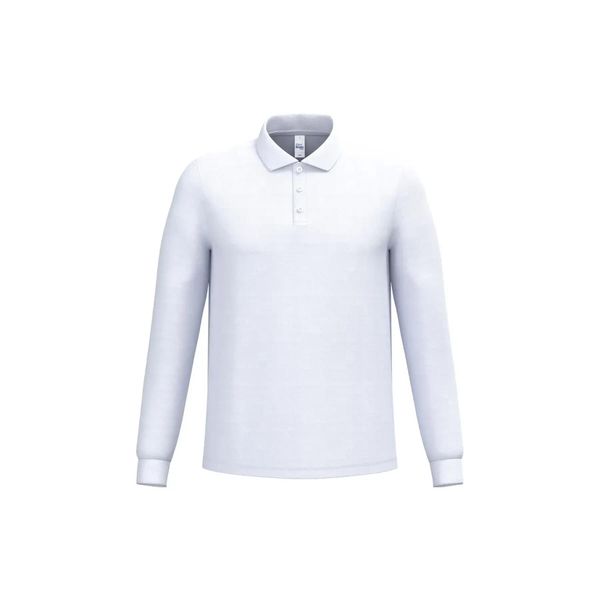 Koszulka polo z długim rękawem iDeal Basic Brand. Białe koszulki męskie z długim rękawem Ideal, l, z bawełny. Za 107.50 zł.