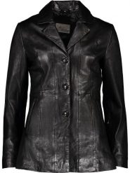 7eleven Skórzana kurtka w kolorze czarnym rozmiar: 46. Czarne kurtki damskie 7eleven, bez wzorów, ze skóry, bez kaptura. Za 435.11 zł.