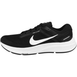 Buty do biegania męskie Nike Air Zoom Structure 24. Czarne obuwie do biegania damskie Nike. Za 499.99 zł.