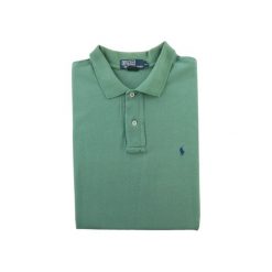 Second life - Koszulka polo męska Polo Ralph Lauren Y2K - Stan bardzo dobry. Zielone koszulki polo męskie Ralph Lauren, m, bez wzorów, z materiału, bez ramiączek. Za 127.76 zł.