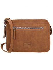 Beagles Torebka "Cabrera" w kolorze jasnobrązowym - 22 x 19 x 7 cm rozmiar: onesize. Brązowe torebki klasyczne damskie Beagles, bez wzorów, z materiału, bez dodatków. Za 113.36 zł.