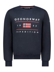 Geographical Norway Bluza "Gezolo" w kolorze granatowym rozmiar: S. Niebieskie bluzy bez kaptura męskie Geographical Norway, s. Za 100.99 zł.