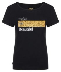 T-shirt damski Loap Abilla czarny. Czarne t-shirty damskie Scarpa, m, bez wzorów, z bawełny, bez kołnierzyka. Za 63.43 zł.