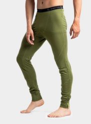 Legginsy termoaktywne Sensor Merino DF Underpants. Zielone bielizna termoaktywna męska Sensor, m, bez wzorów, z materiału. Za 291.49 zł.