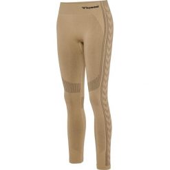 Damskie legginsy mid-rise Hummel Shaping. Brązowe legginsy damskie HUMMEL, m, bez wzorów. Za 174.00 zł.