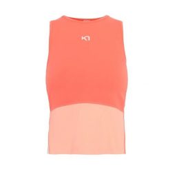 Damski tank top Kari Traa Linnea. Brązowe topy damskie Kari Traa, bez wzorów, bez kołnierzyka. Za 270.00 zł.