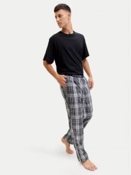 Jack & Jones Piżama Luca 12266993 Czarny Standard Fit. Czarne piżamy męskie Jack & Jones, m, bez wzorów, z bawełny, bez ramiączek. Za 179.99 zł.