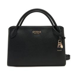 Torebka Guess. Czarne torebki klasyczne damskie Guess, z aplikacjami, bez dodatków. Za 339.99 zł.