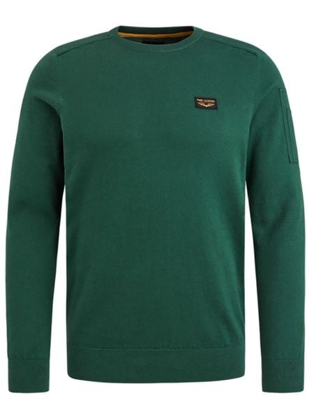 PME Legend Sweter w kolorze zielonym rozmiar: XL. Zielone swetry męskie PME Legend, xl, bez wzorów, z bawełny, bez kołnierzyka. Za 240.43 zł.