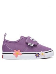 Vans Tenisówki Authentic Elastic Lace VN000YSCFRT1 Fioletowy. Fioletowe buty sportowe dziewczęce Vans, bez wzorów, z materiału, bez zapięcia. Za 199.99 zł.