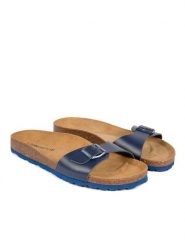 BABUNKERS Family Skórzane klapki w kolorze granatowym rozmiar: 41. Niebieskie klapki i japonki męskie BABUNKERS Family, ze skóry. Za 130.99 zł.