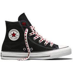 Buty sportowe Converse Chuck Taylor All Star. Czarne buty sportowe na co dzień damskie Converse, bez wzorów. Za 490.00 zł.