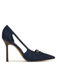 Aldo Szpilki Herbey 14403561 Granatowy. Niebieskie szpilki Aldo, bez wzorów, z materiału, bez obcasa. Za 339.99 zł.