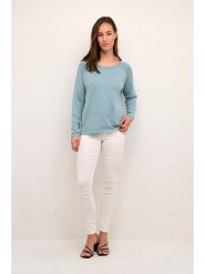 CULTURE Sweter w kolorze błękitnym rozmiar: XXL. Niebieskie swetry klasyczne damskie Culture, s, z wiskozy, bez kołnierzyka. Za 92.45 zł.