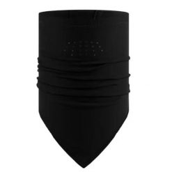Komin na szyję dla dorosłych Mountain Bandana. Czarne szaliki i kominy damskie Buff, bez wzorów, z elastanu. Za 149.99 zł.