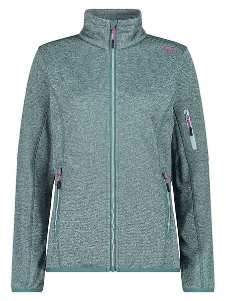 Cmp Kurtka polarowa w kolorze turkusowym rozmiar: 46. Niebieskie kurtki damskie CMP, bez wzorów, z polaru, bez kaptura. Za 97.51 zł.