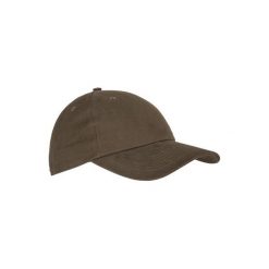 Czapka z daszkiem myśliwska Steppe 100. Brązowe czapki męskie SOLOGNAC, bez wzorów, z bawełny, sportowe. Za 19.99 zł.