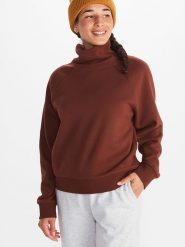Marmot Bluza "Rowan" w kolorze brązowym rozmiar: XS. Brązowe bluzy bez kaptura damskie Marmot, s, z bawełny. Za 136.13 zł.
